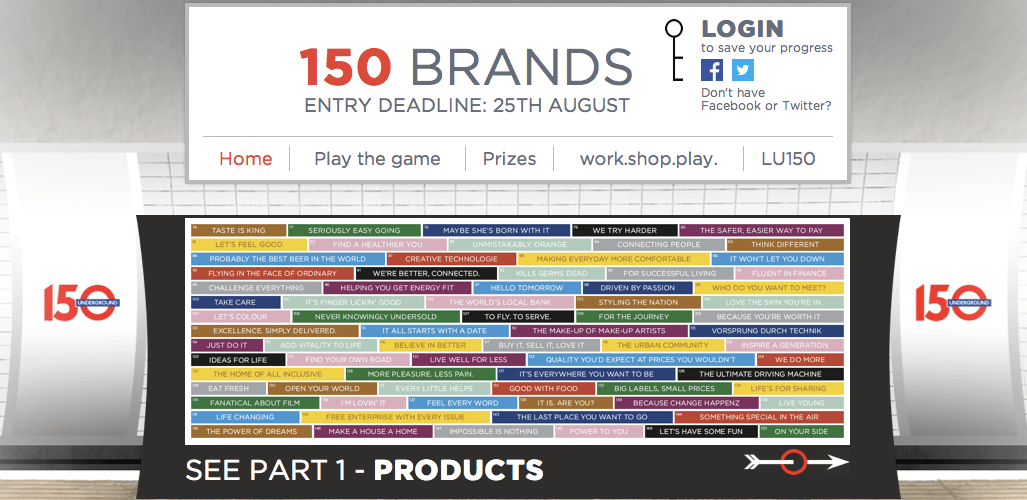 150 Brands Straplines